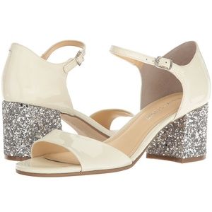 Ivanka Trump Easta Glitter Heeled Sandals